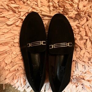 Black & Gold loafers